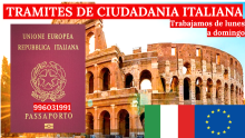 TRAMITES DE CIUDADANIA ITALIANA